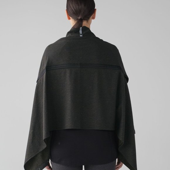 LULULEMON VINYASA WRAP JACQUARD BLACK DARK OLIVE - Picture 2 of 6